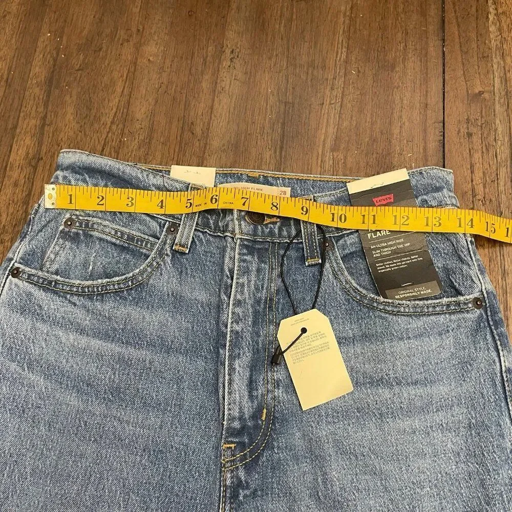 Free People X Levi’s 70s Ultra High Flare Jeans